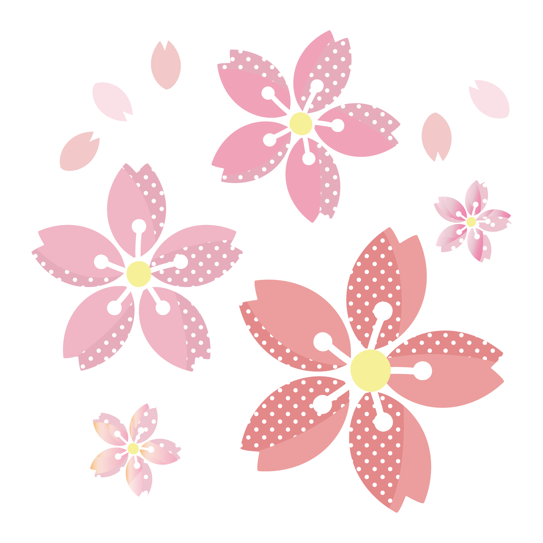 桜 (さくら・サクラ）イラスト ！ドットでかわいい♪