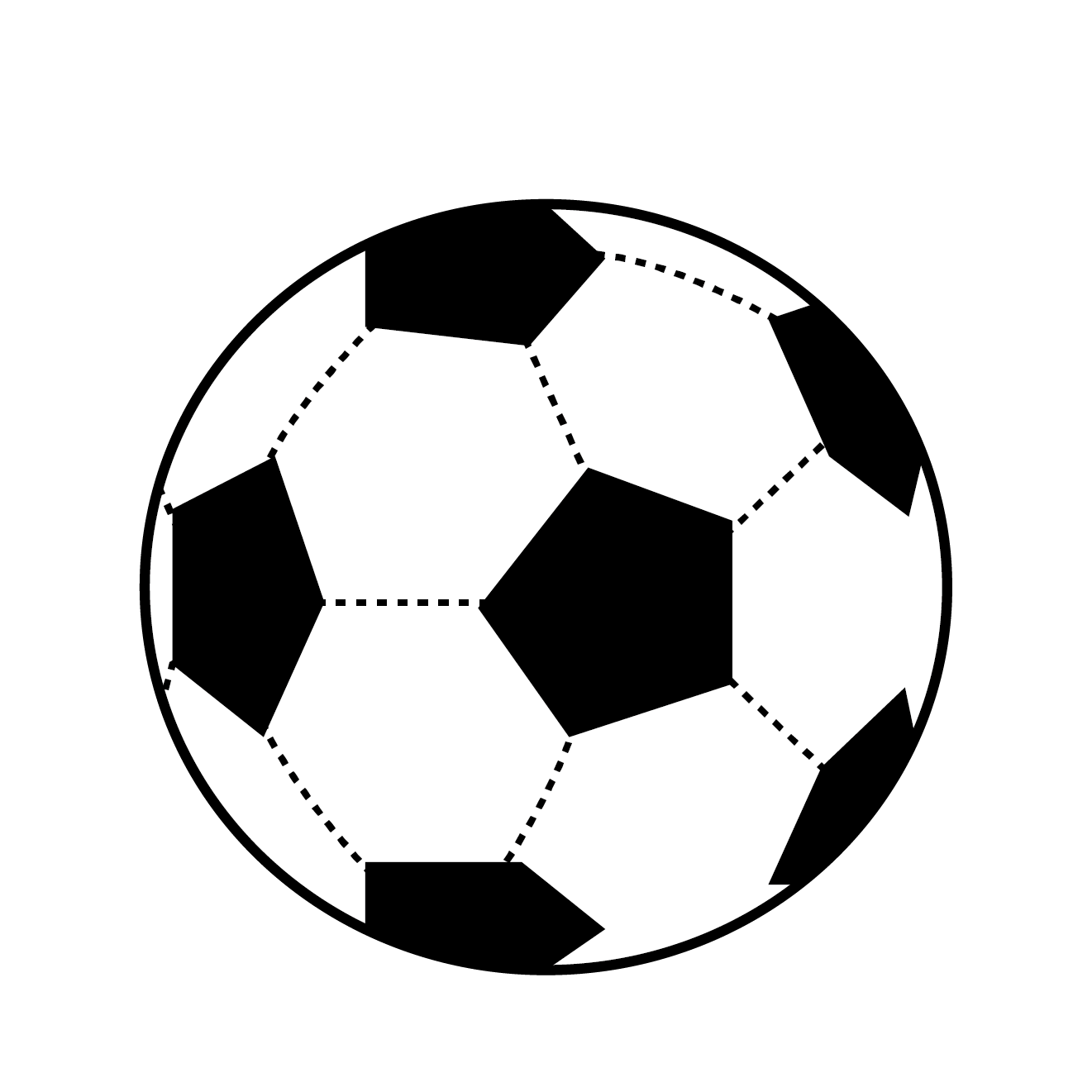 サッカー ボールの イラスト【スポーツ】