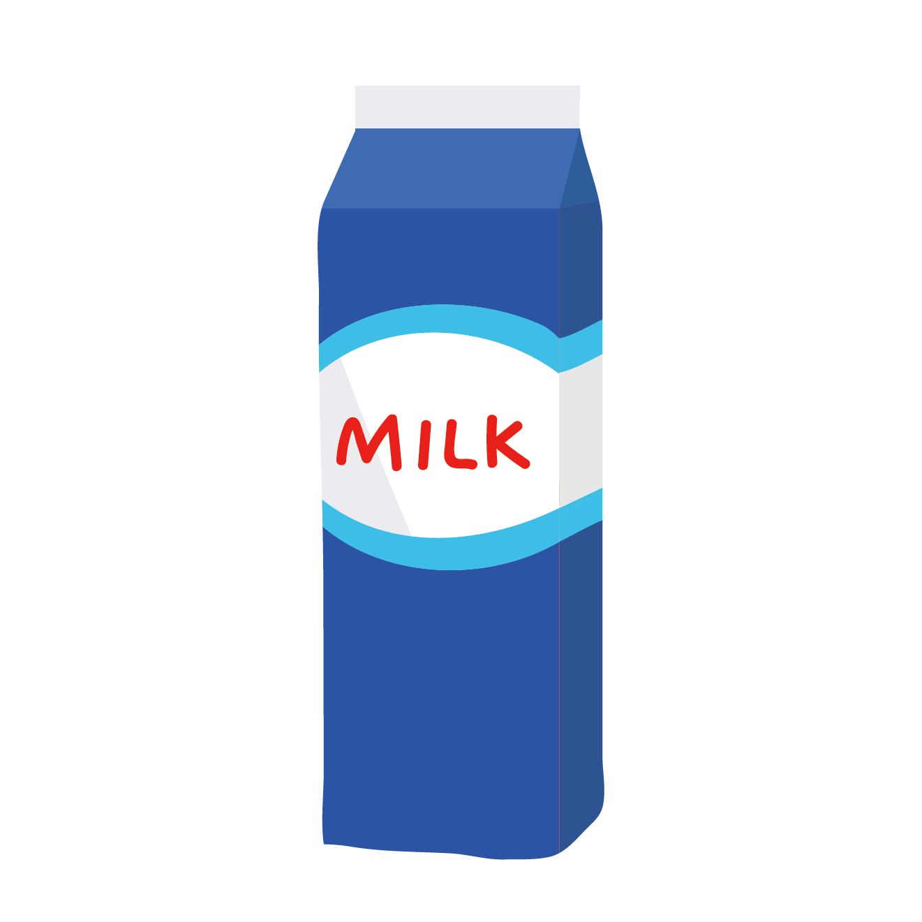 牛乳（ミルク）パックのイラスト | 商用フリー(無料)のイラスト素材なら「イラストマンション」