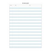 A4サイズのTO DO LIST（やらないといけない事）表　イラスト